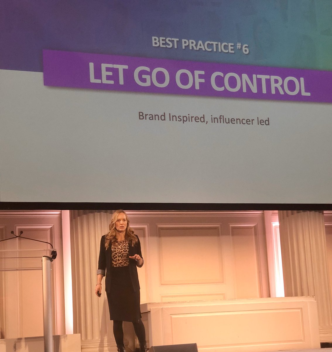 megconley's tweet photo. Empower #influencers to tell your brand story, through THEIR lens, let go of control #ANAinfluencermarketing @ursularingham https://t.co/rSZefpbIXp
