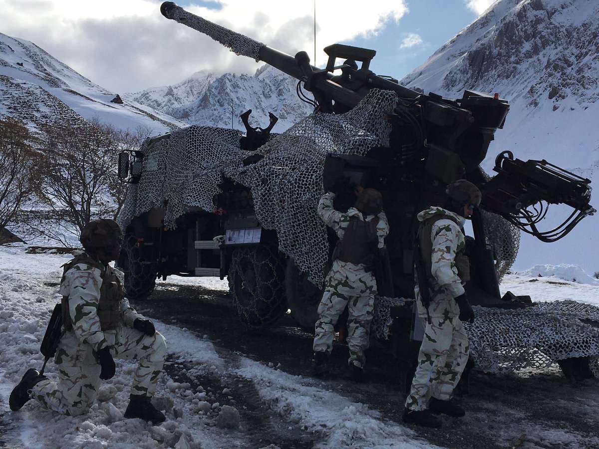 VIP Day exercice CERCES   Canon CESAR en action.