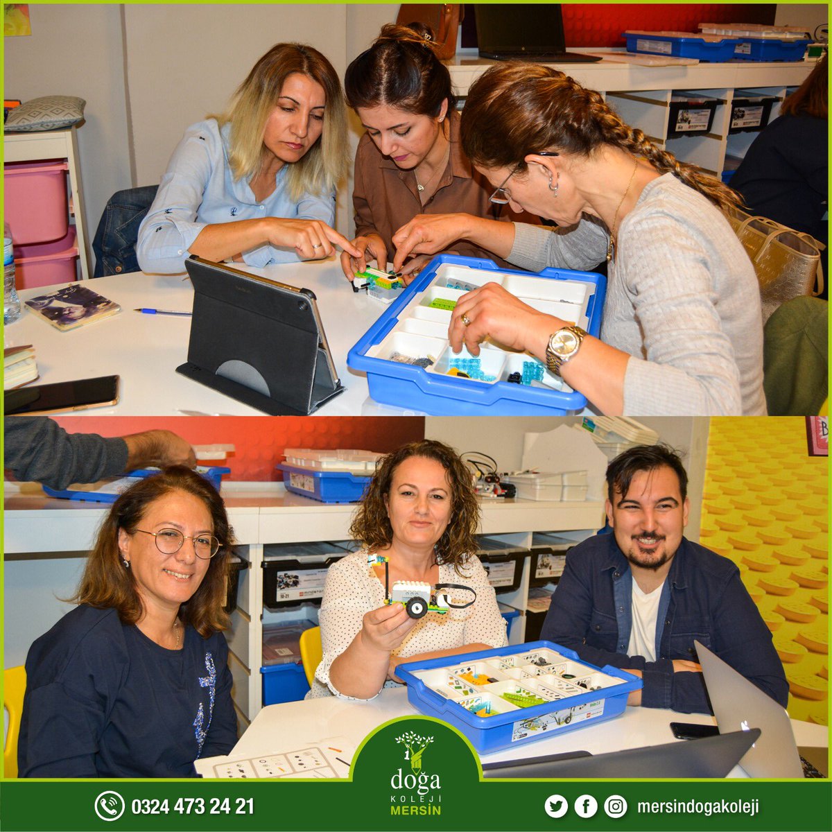 Minik Bilim Kahramanları Buluşuyor / First LEGO League Jr. Mersin Yenişehir Fuarına katılacak okulların takım koçları ve danışmanları üç günlük bir eğitim sürecini tamamladı. 
#mersindogakoleji @aliaykut0909 <a href="/AliRizaLule/">Ali Rıza Lüle</a>