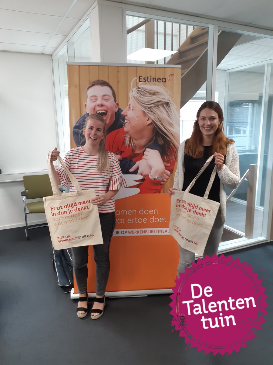 Estinea's tweet image. (Bijna) Klaar met je studie en op zoek naar een stage, afstudeeropdracht of startersfunctie? Charèl en Sabrine spreken je graag tijdens de @talententuin, vrijdag 29 november! estinea.nl/werken-bij.aspx #doenwatertoedoet #werkenbijestinea  #ikzorg #mooiwerk