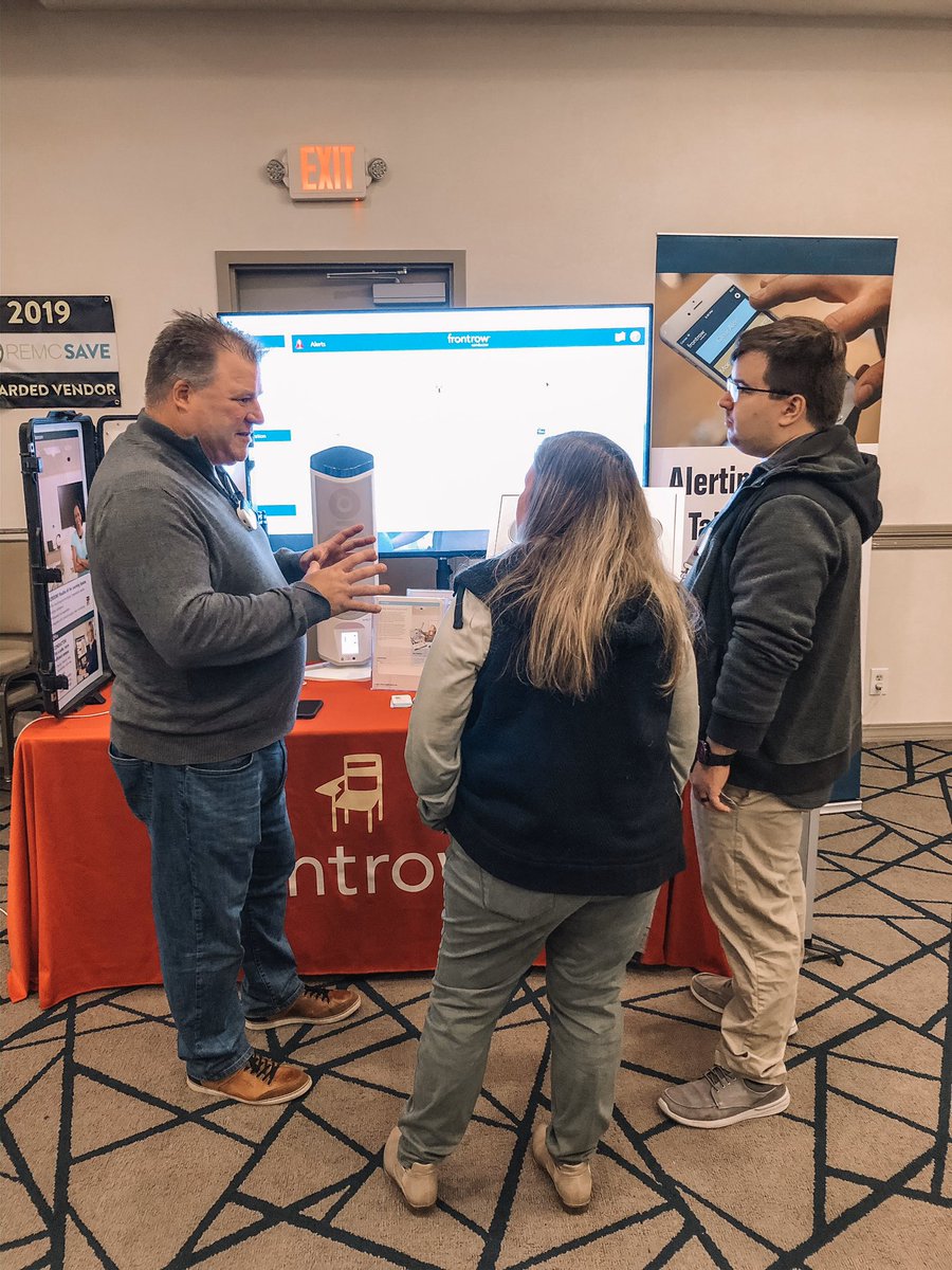 TierneyEd's tweet photo. The #TierneyTechTour is in Detroit, MI today! @UBTECHRobotics, @LGUS, @gofrontrow, and @EpsonEducation are having great convos with customers! https://t.co/YRTlloh4RP