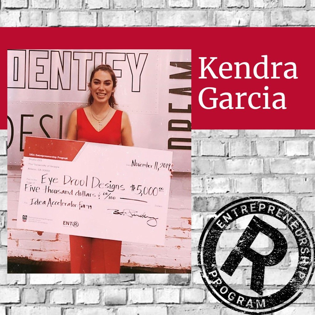 This week's Stamp Series is on Kendra Garcia! A freshman in the Launchpad Program who also happened to win $5000 in last week's Idea Accelerator Demo Day. Read her story here➡️➡️ ugaentr.com/blog #entrepreneur #eyedrool #launchpad #ugaentr
