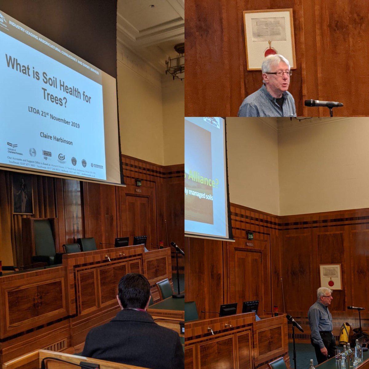 TreeworkUK's tweet photo. #TeamTreework are presenting with @TOHA_Soil on the vital subject of #soil for #trees & our @SoilsAlliance at @LTOA33 @hackneycouncil for more info see https://t.co/mcbzFyXPoH @peat_free #TreeworkExperts #Greeninfrastructure #landscape #arboriculture https://t.co/Fb8QZiPxYC