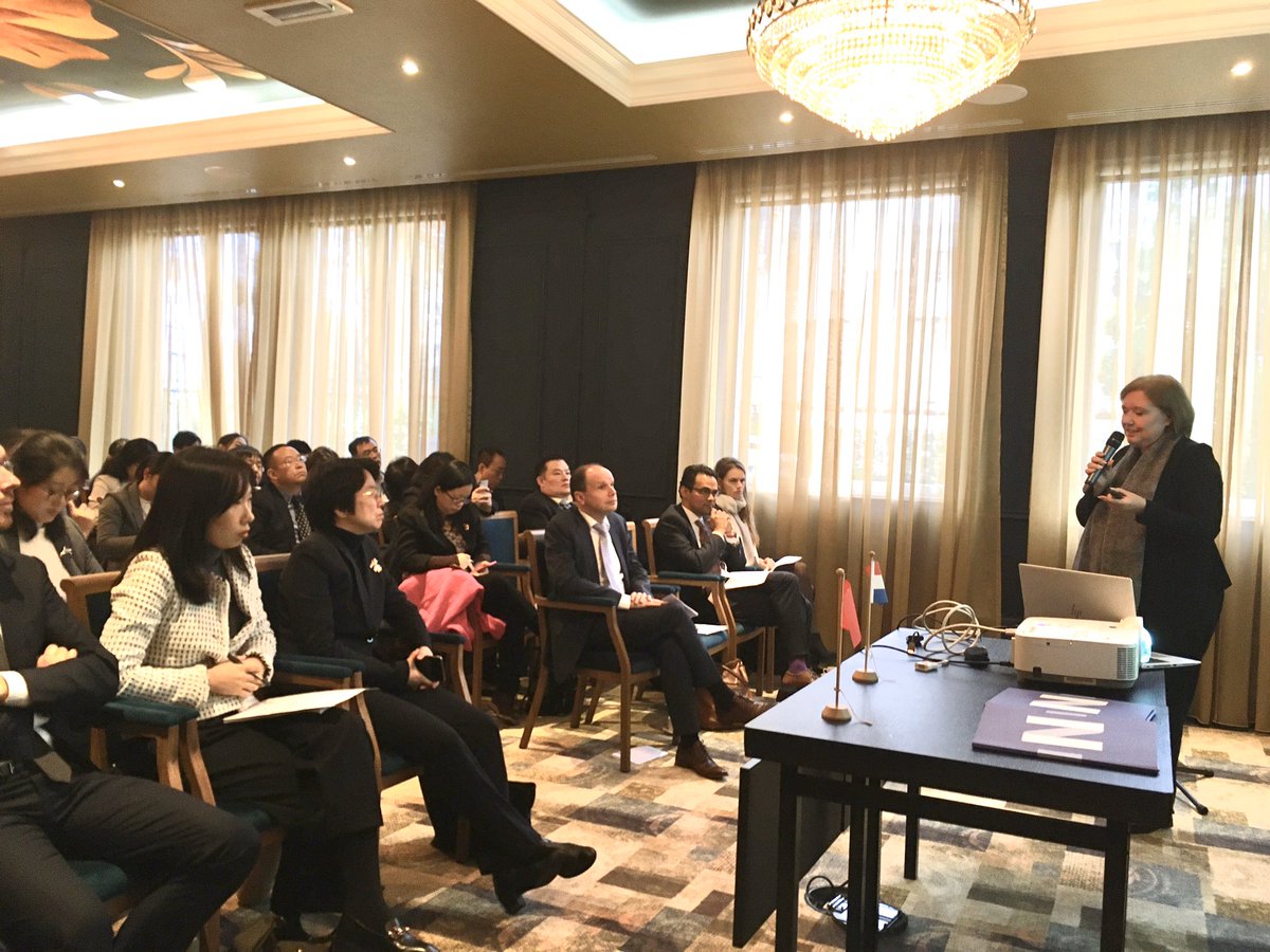 freddyweima's tweet photo. Good visit of our #Chinese partner organisation #CEAIE with a strong university delegation. Both sides are happy with the #SinoDutch collaboration, going on for many years already, key role for #NesoChina. Terrific presentation by @menendez_sm https://t.co/3wPlOehHfQ
