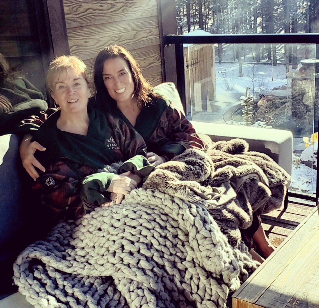 LisaLongball's tweet photo. We had the MOST amazing spa experience at @knordicspa nestled in the #RockyMountains! It's a true #AlpineSanctuary We rotated through the 3 pool cycle,steam rooms & saunas rotation! We had an incredible outdoor patio lunch snuggled in blankets& an off the charts massage! Heavenโค https://t.co/xWhvknc7No