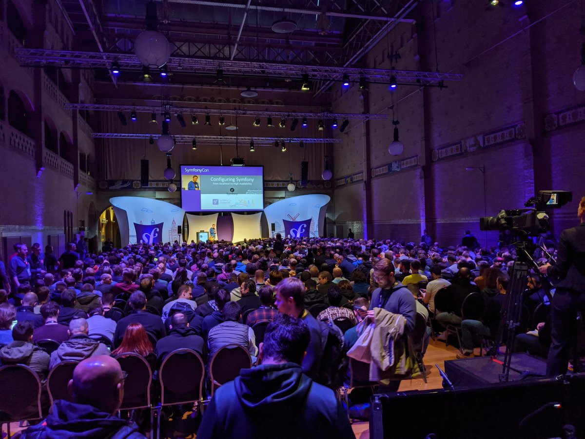 savvyfew's tweet photo. We're at @symfonycon 2019! Nicolas Grekas is discussing Symfony configuration best practises #symfonycon #symfonycon2019 https://t.co/c4K9Z6uAUk