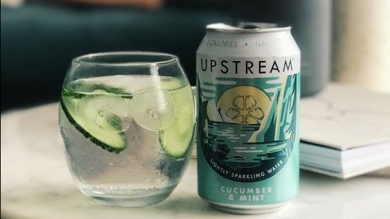 upstreamdrinks's tweet photo. There's nothing quite like an icy glass of Cucumber &amp; Mint Upstream after a long day 😍 🥒 #RefreshingYourWay https://t.co/vq6YZT0nhL