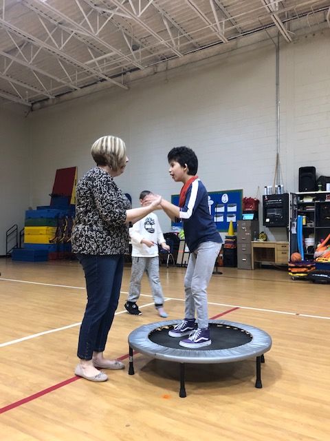 WaukaMountain's tweet image. Mrs. Fairhurst's class!
#FunFitnessGoals 
#Exercisewithfriends 
#JumpingandScootingFun 
#FitnessGoals