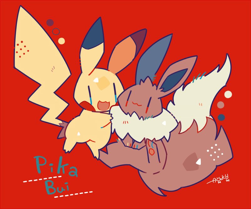 eevee no humans pokemon (creature) closed mouth :3 white background simple background blue eyes  illustration images