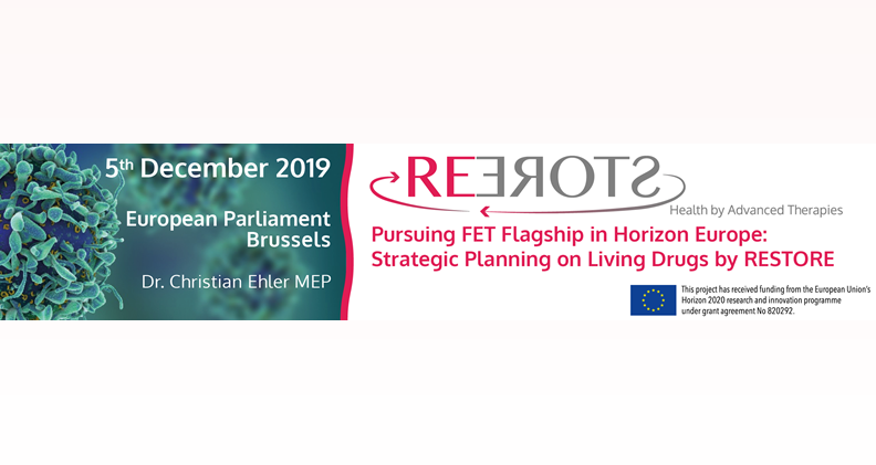 RESTORE (@restorehorizon) on Twitter photo Connecting the dots between #HorizonEurope, #FETFlagship, #DisruptiveTechnologies, #AffordableMedicine and #advancedtherapies is what RESTORE's meeting at the #EuropeanParliament, hosted by #MEP Dr. Christian Ehler, is all about! <a href="/fet_eu/">FET_EU</a>
Register here:
restore-horizon.eu/meeting-dec-20… Connecting the dots between #HorizonEurope, #FETFlagship, #DisruptiveTechnologies, #AffordableMedicine and #advancedtherapies is what RESTORE's meeting at the #EuropeanParliament, hosted by #MEP Dr. Christian Ehler, is all about! <a href="/fet_eu/">FET_EU</a>
Register here:
restore-horizon.eu/meeting-dec-20…