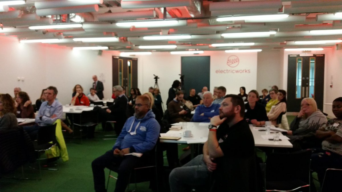 socentxchange's tweet photo. @socentxchange conference is underway @electricworks. @sheffieldlive @SocialEnt_UK @SYCF1986 @GroundworkSY @peoplesbiz #whoknew #socentx https://t.co/txvK0rFQ8K
