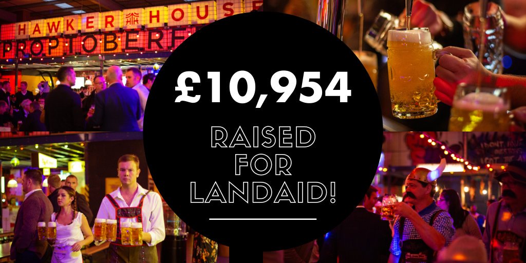 🍻 THANK YOU 🍻 We are absolutely delighted to confirm that #PROPTOBERFEST2019 at <a href="/StreetFeastLDN/">Street Feast</a>'s Hawker House has raised a total of £10,954 for <a href="/LandAid/">LandAid</a>! A HUGE thank you to everyone who donated to the event - your money will help #EndYouthHomelessness #Proptoberfest
