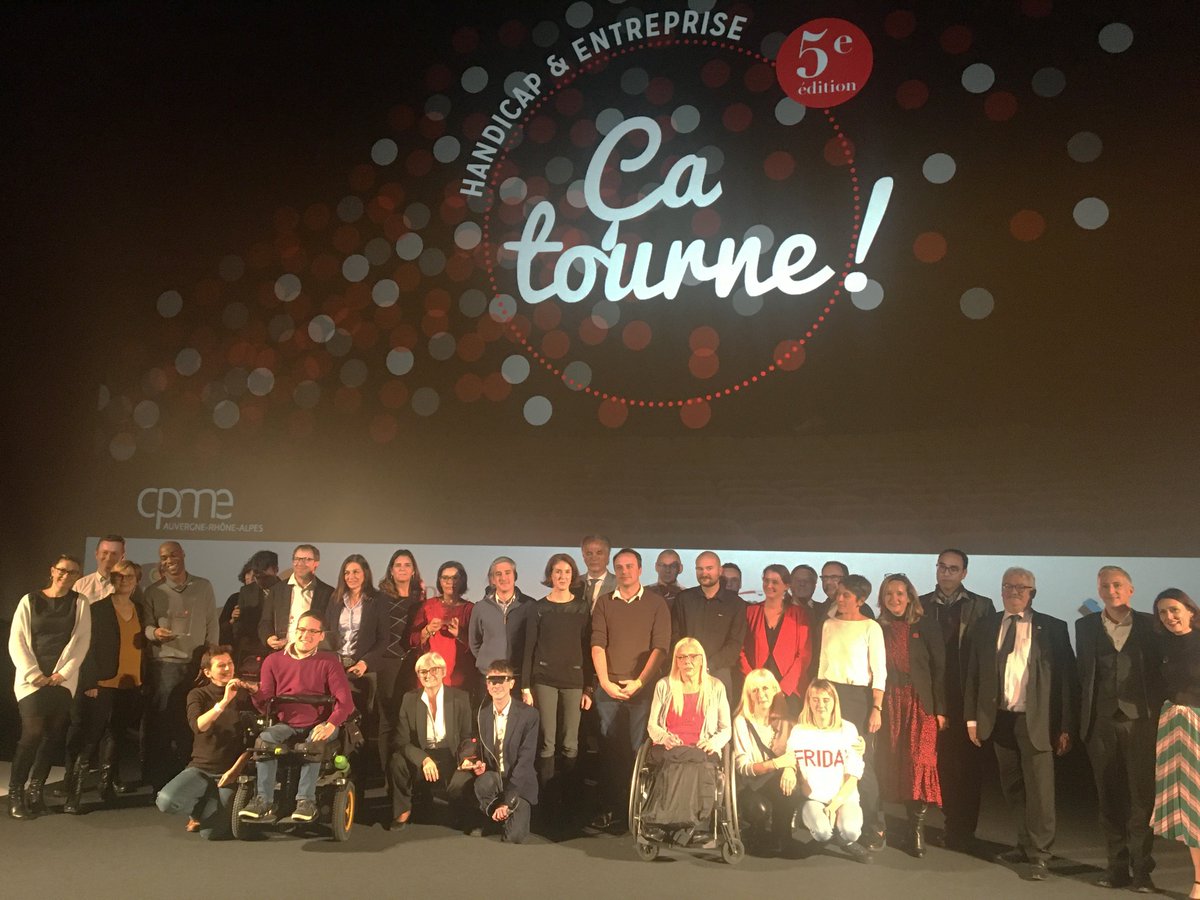🎬 Retour en images sur la soirée <a href="/HEcatourne/">handicapetentreprise</a> !
🏆 Nous sommes très honorés d'avoir remporté la Palme de l'Alternance pour notre-court métrage présentant la réussite de Nadia. Merci à tous pour votre soutien ✌️
#Handicap #CaTourne2019