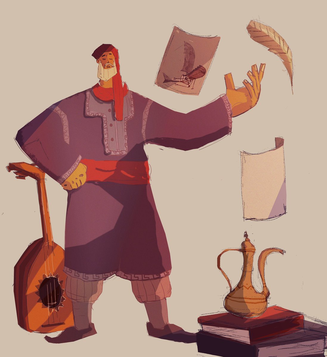 Zi_dni's tweet photo. @SaraAlfageeh Hello Sara, thanks for the opportunity.
I am Anas, working mainly in visual development. I like to explore cultural preservation through bold and expressive character design.
You can find more on:
https://t.co/Q3Yj55OEMl
Email: a.anim@hotmail.com https://t.co/k7m5fGNdvy