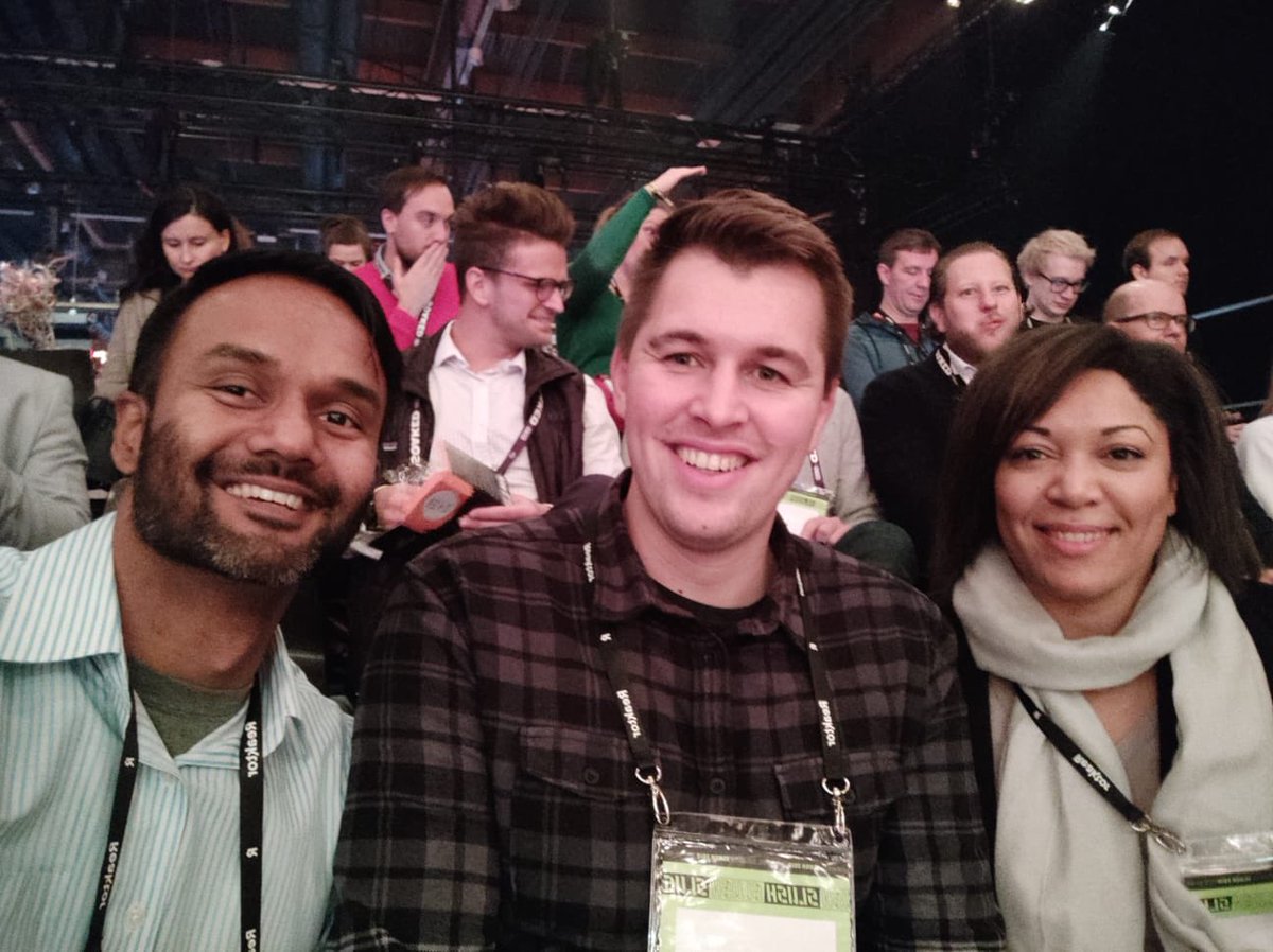 We too have a few <a href="/TRIM_Helsinki/">TRIMteam</a> and <a href="/Radiochem_Unit/">University of Helsinki - Radiochemistry Unit</a> team members at #Slush19 today!