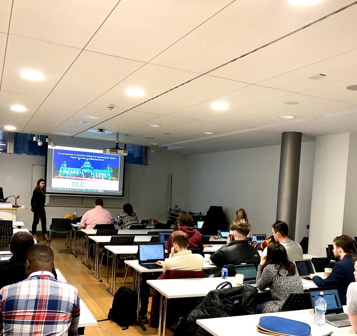 DonaldsonLegalC's tweet photo. Yesterday some of our team Aaron Cairns, Jonny Sheils and Jenny Lavery delivered a workshop on #GMRA and #GMSLA Master Agreements at @law_ulster @UlsterUniSchLaw. DLC are always delighted to share our specialist skills and to partner with UU in this innovative Masters course. https://t.co/Bp9pRyqBml