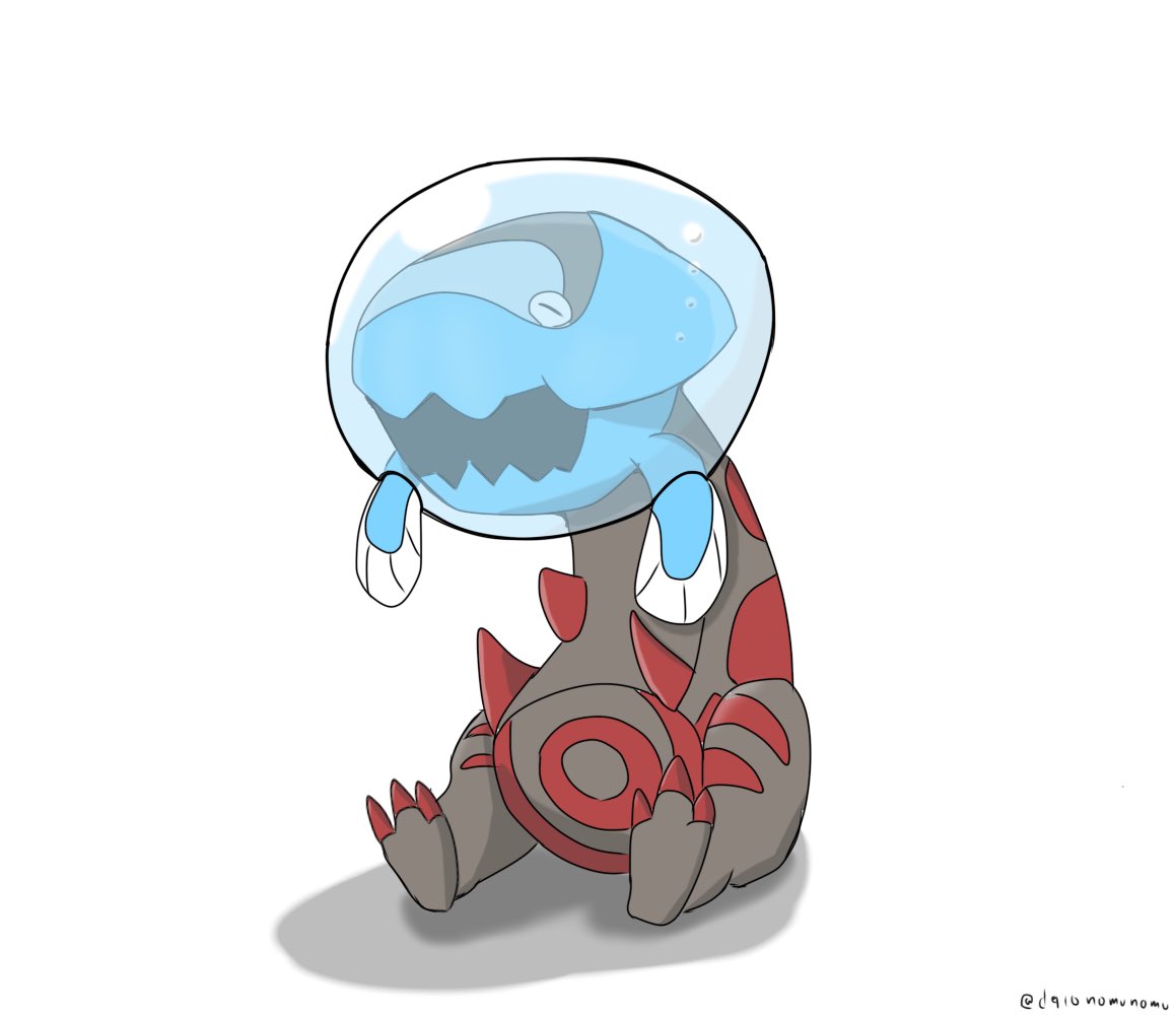 pokemon (creature) no humans sitting white background solo bubble twitter username  illustration images