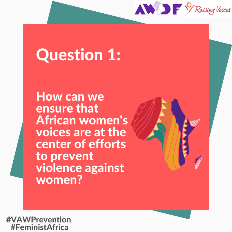 GBVnet's tweet photo. How can we ensure that African women's voices are at the center of efforts to prevent violence against women? #VAWPrevention #FeministAfrica @stillSHErises @AdunniBrown @owedngo @SumayaShoole @awdf01 @COFEM_EVAW https://t.co/jZwohRTXH1