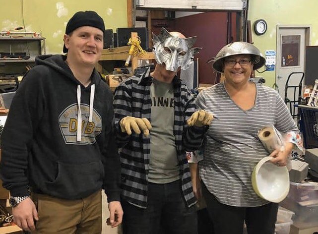 MaineCourse1's tweet image. MCHG Superheroes! #fun Volunteering during GM conference -