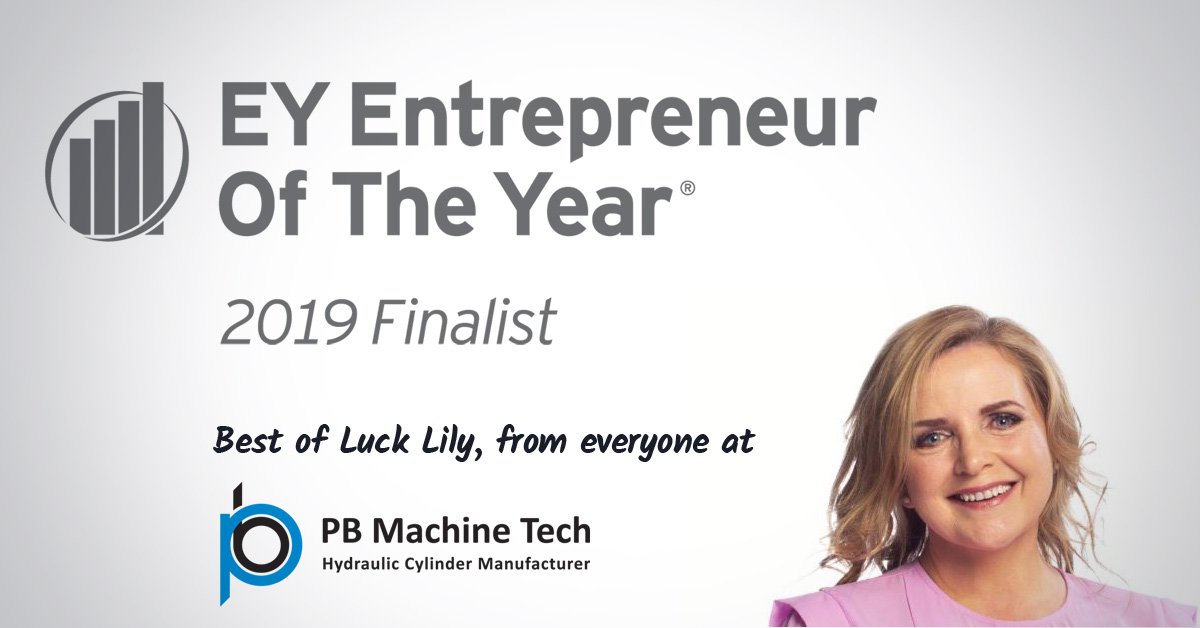 Best of luck to our MD Lily Holmes from all at PB Machine Tech tonite <a href="/EOYIreland/">EOY Ireland</a> 2019 Awards. RTE 1 - 11.15pm. #EOYIreland2019 #pbmachinetech #ernstandyoung