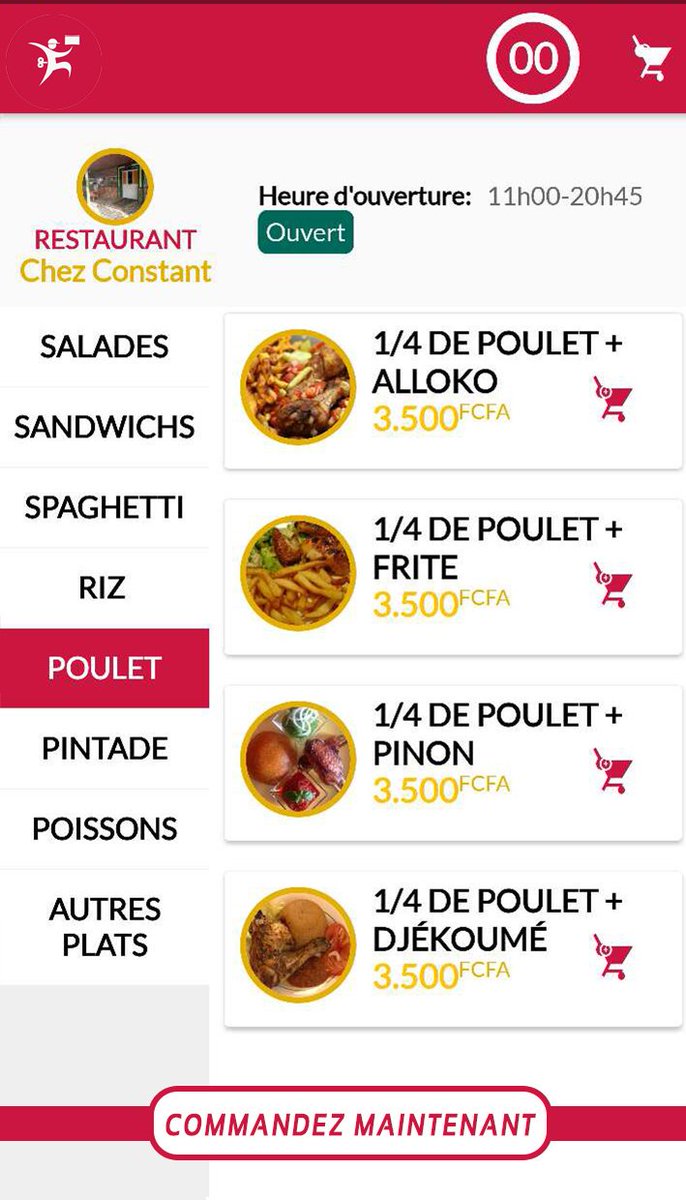 kabadelivery's tweet photo. Le Restaurant Chez Constant est sur l'application #KABA.

Commandez leurs menus et faites-vous livrer partout, à partir de 500! 🤤😊😌
Téléchargez l'appli 👉 https://t.co/qCxc9LLDkw
#kabadelivery #chezconstant https://t.co/cEljkiAuA8