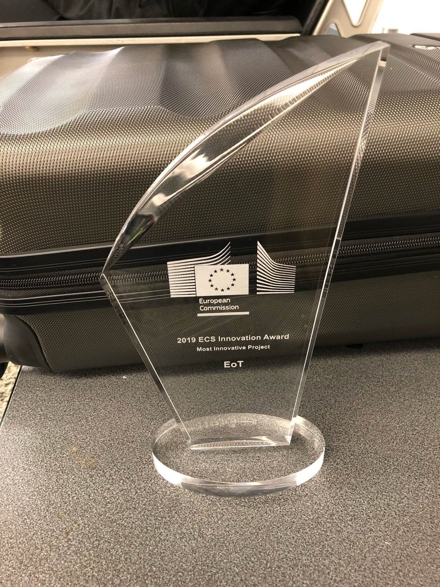 cto_maverick's tweet photo. The H2020 EoT @EyesOfThings project we came up with as a concept 5 years ago in conjunction with our project partners just won the EFECS’2019 Helsinki award for most Innovative project
@IntelMovidius https://t.co/wtmdmWHDoH