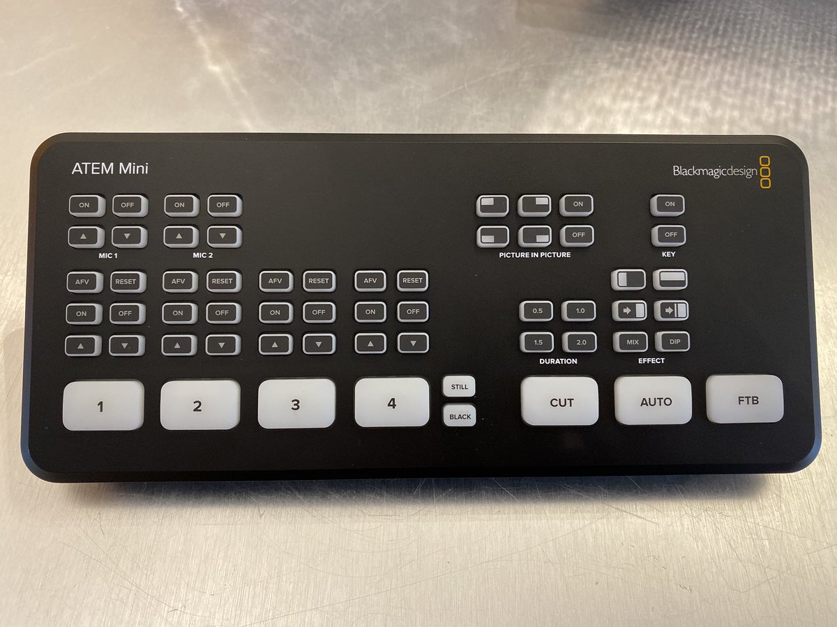 SonirisSystem's tweet image. Le mini mélangeur de prod. En direct ATEM MINI enfin disponible en stock ✅ Soniris.com 
#Atem #blackmagic @Blackmagic_News