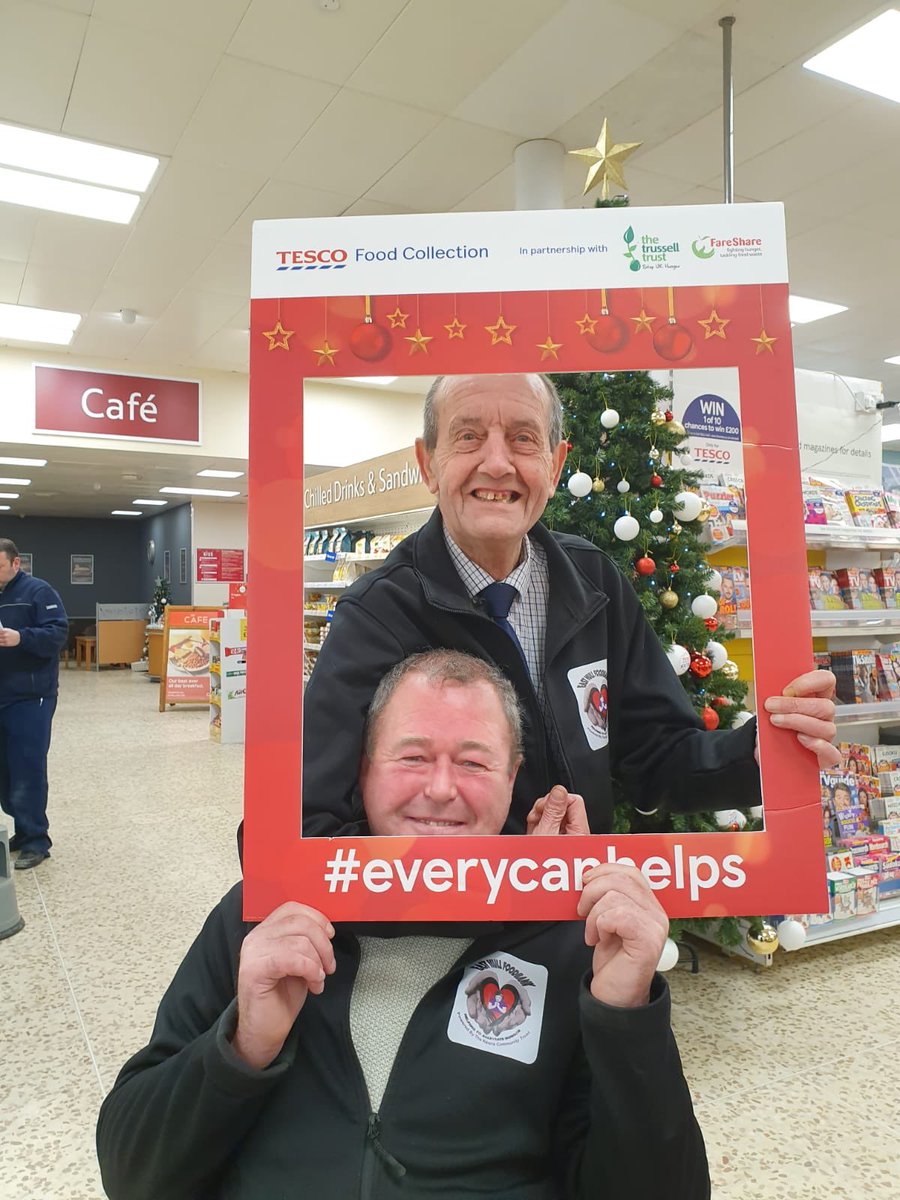 FareShareHull's tweet photo. #everycanhelps huge #thankyou to the team from East Hull Foodbank & Bean Street Pantry for their support today at the #Neighbourhoodfoodcollection @Tesco Hall Road. Please #donate what you can! https://t.co/77QFF6L5vy