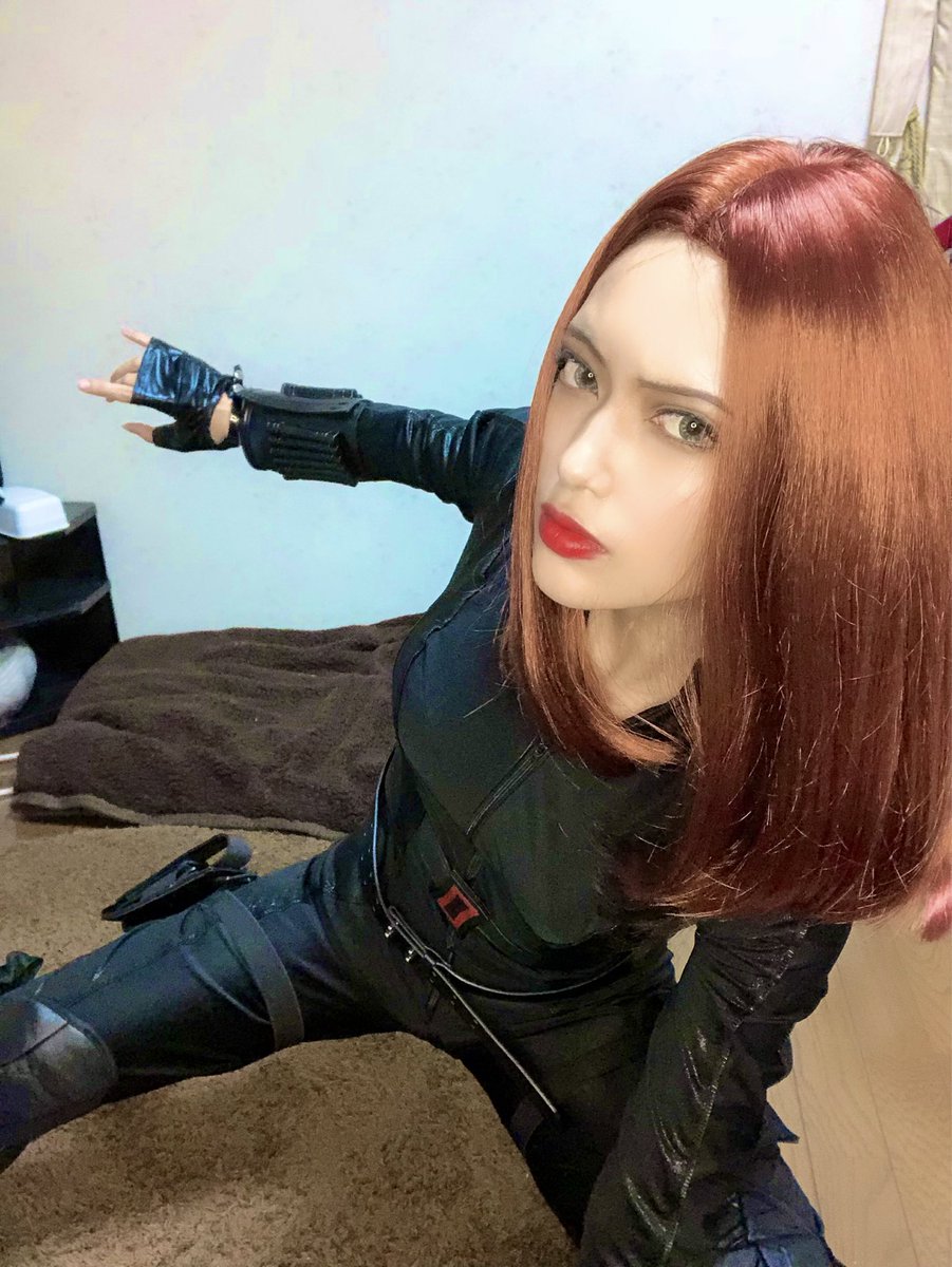 碇mew 更に向こうへ プルスウルトラ Cosplay Black Widow コミコン 東京コミコン コミコン行く人と繋がりたい ブラックウィドウ ブラックウィドウコス アベンジャーズ Marvel