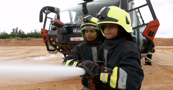 DiscoverIndians's tweet photo. Asia’s first All Women Aviation Firefighter Squad https://t.co/ldZlPj4UrM https://t.co/Mm71COvV3o
