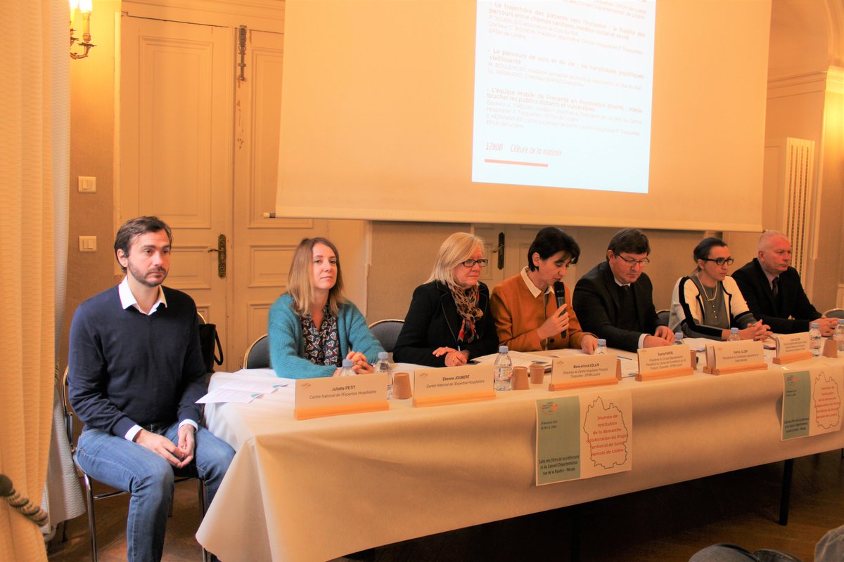 * ACTU * L'équipe Stratégie et gouvernance du CNEH - Centre National de l'Expertise Hospitalière a participé à la restitution de la démarche d’élaboration du Projet Territorial de Santé Mentale à la Préfecture de Lozère en début de semaine #conseillerdeconfiance #stratégie #Sante