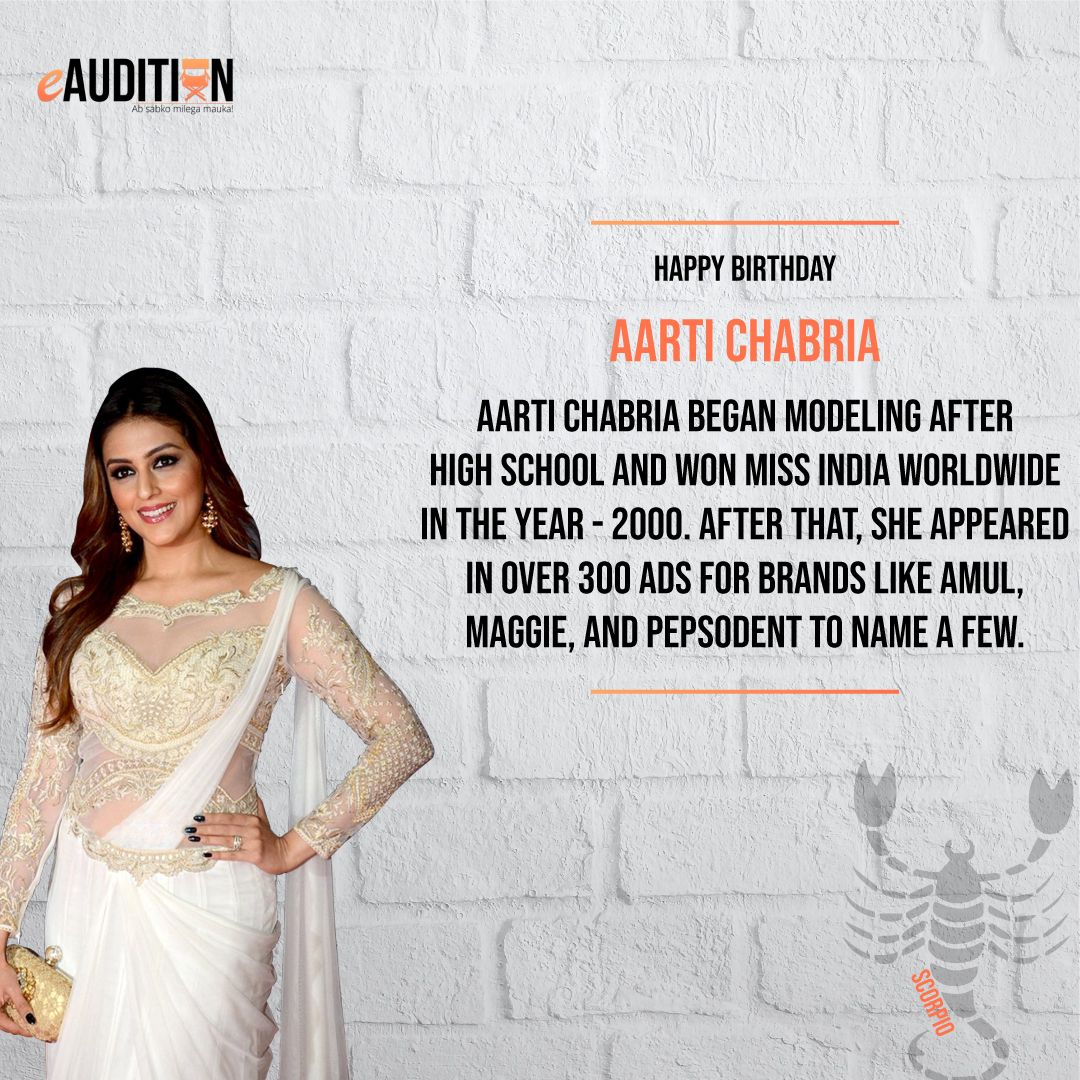 LimeliteClubApp's tweet photo. Did you know this interesting fact about @aartichabria ? Wishing her a very happy birthday!⠀
#actfact #happybirthdayAartiChabria #bollywood #actress #casting #film #trend #birthday #celebrity #mumbai #fashion #glam #bollynews #show #AartiChabria #BollywoodActress https://t.co/La4BuYuzIG