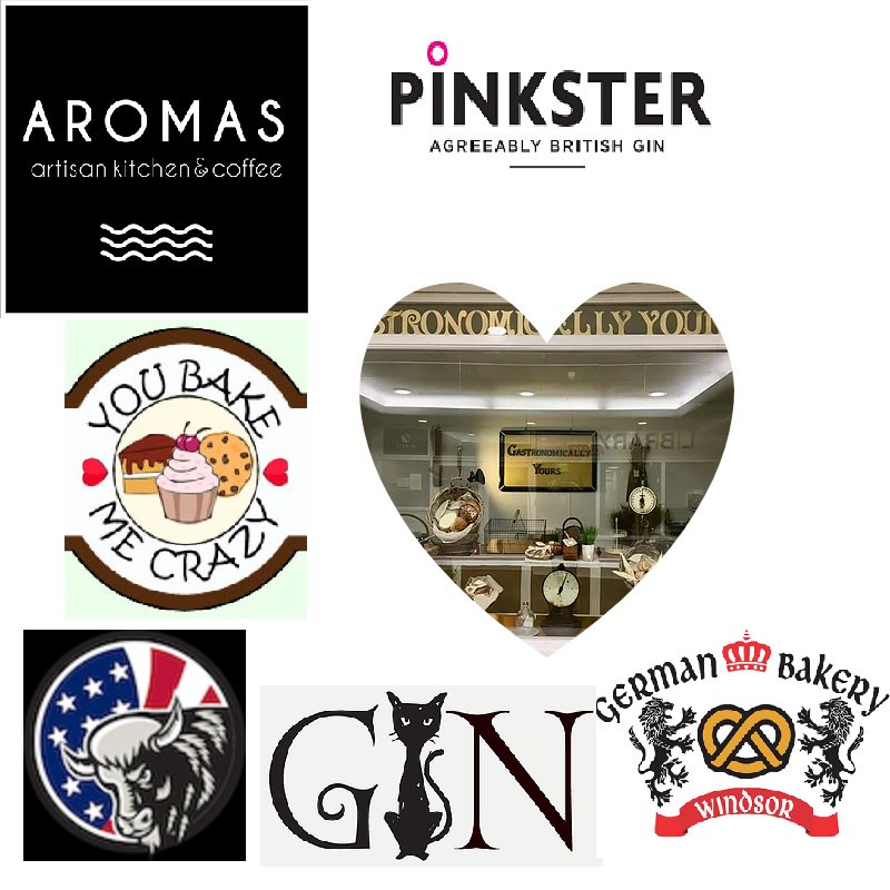 Find these tasty providers of food and drink at #AWSGiftFayre on 24 Nov at #ACSCobham - 10 to 4. Aromas - Pinkster Gin - You Bake Me Crazy UK - Gastronomically Yours - The Beef Jerkey Company - Tom Cat Gin - German Bakery Windsor #Yum #Gin