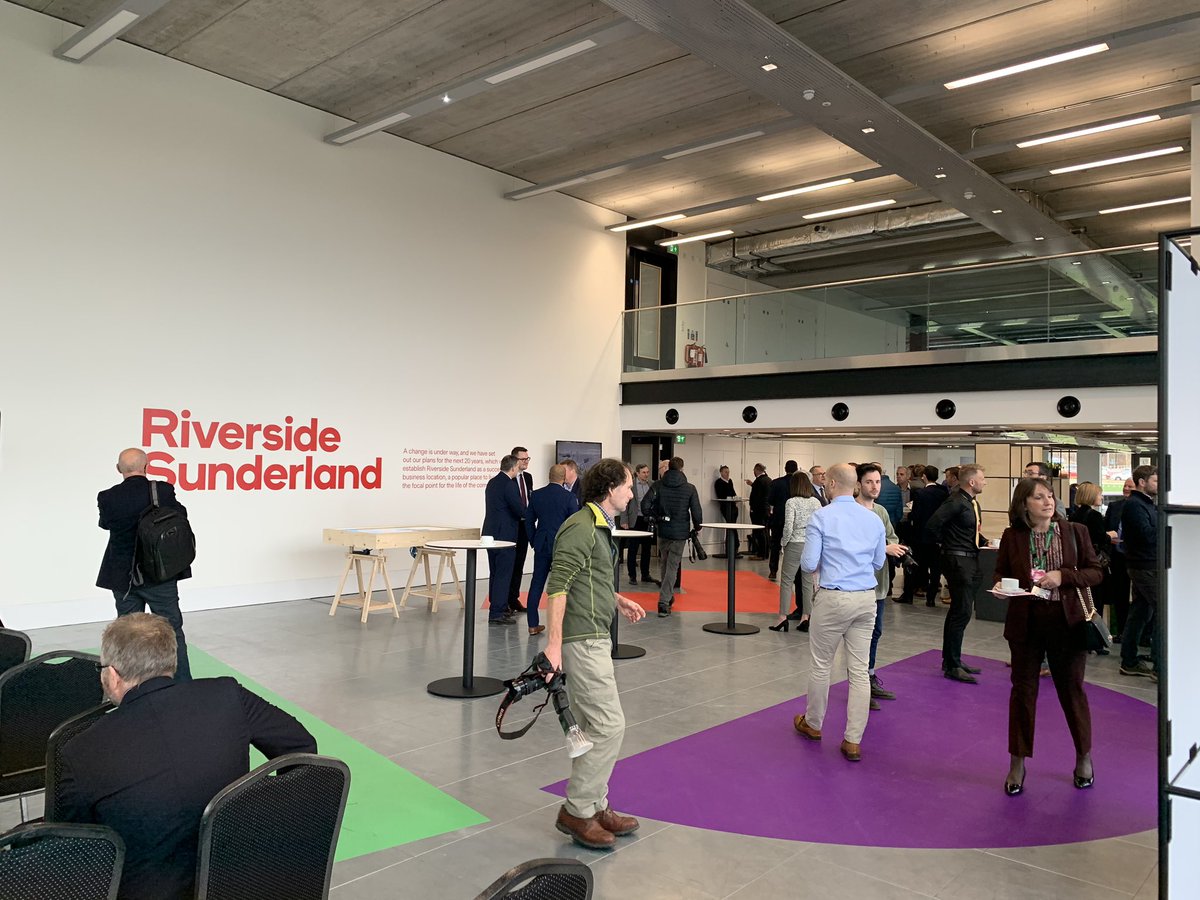 Very proud to involved with exciting news to be announced at Sunderland Riverside!!