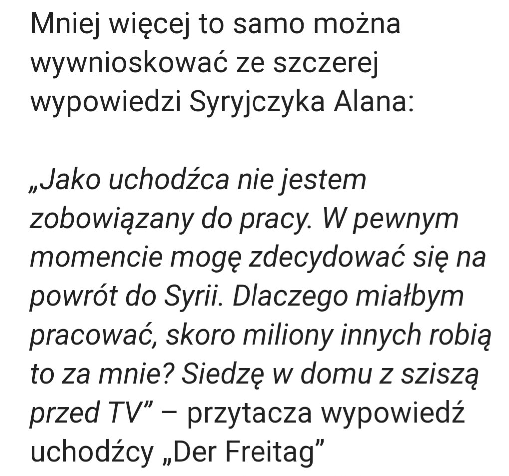 @BojanowskiW @JaninaOchojska @tvn24 @Seewatch3 @PremierRP A przeczytał Pan mój wpis ze zrozumieniem? Sens jest taki, że nie chcę tego samego w Polsce co jest na zachodzie🙄
I co mi Pan tu wyjeżdża ze zdjęciem ciemnoskórego dziecka? Poniżej jest pytanie do pana i wypowiedź nachodźcy☺