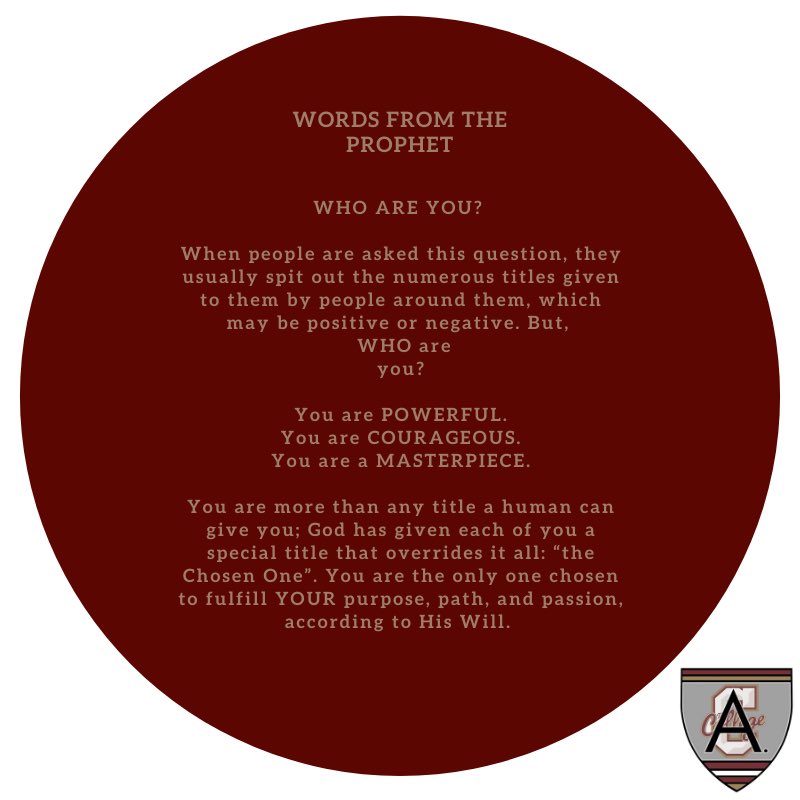 You are more than what others proclaim you are. You have been marked, anointed, and chosen for greatness.