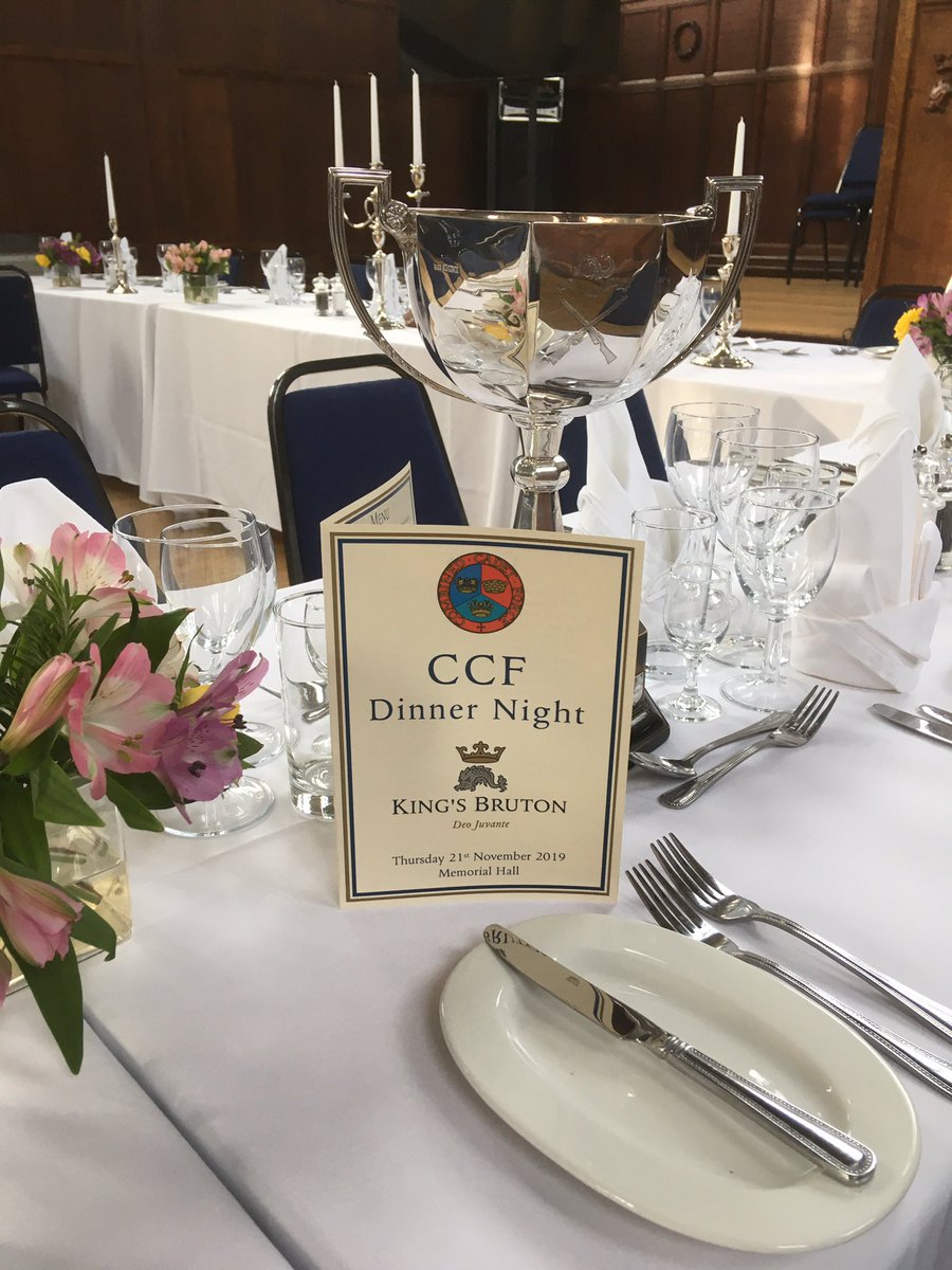 The BTEC  Hospitality students have been busy preparing for tonight formal dinner #BTECforreal <a href="/KingsBruton/">King's Bruton</a> <a href="/KSBCCF/">King's Bruton CCF</a>