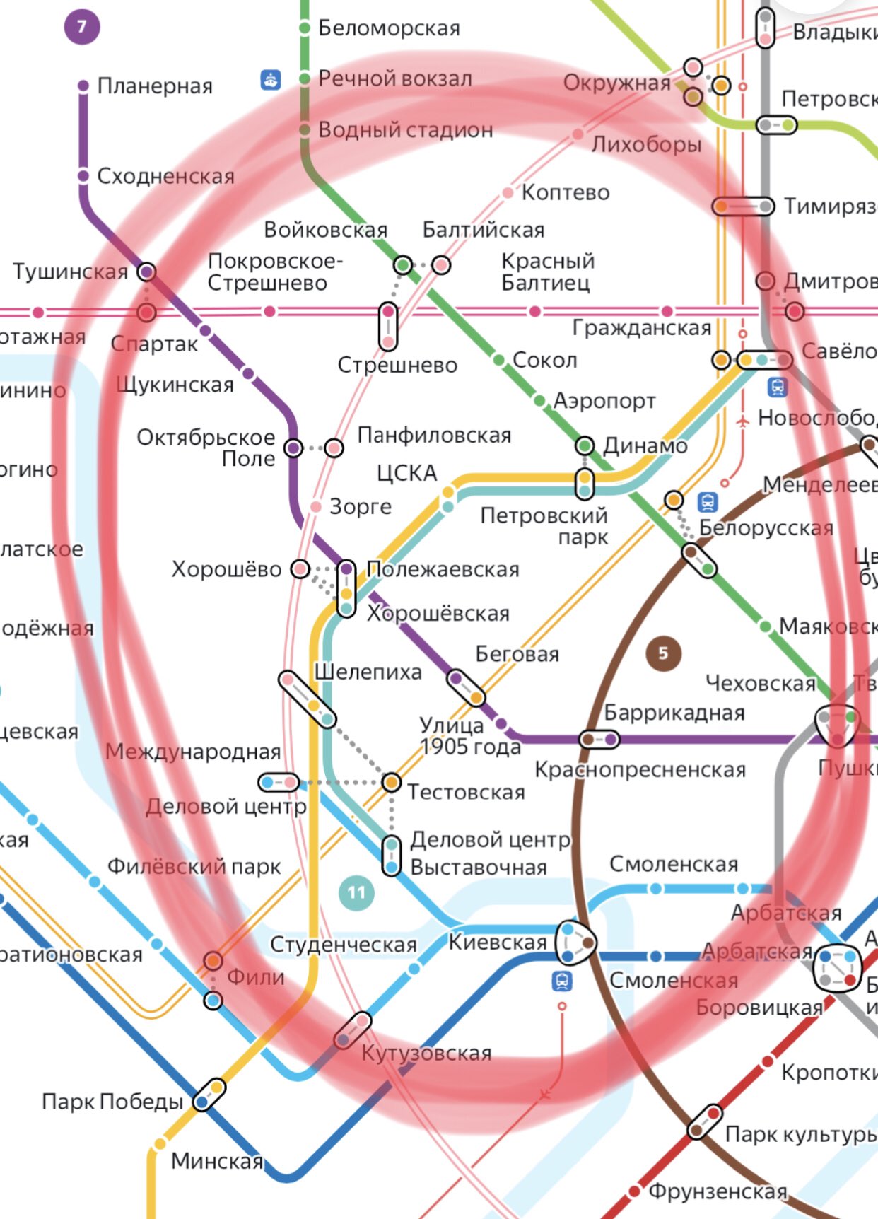 Вокзалы на карте москвы
