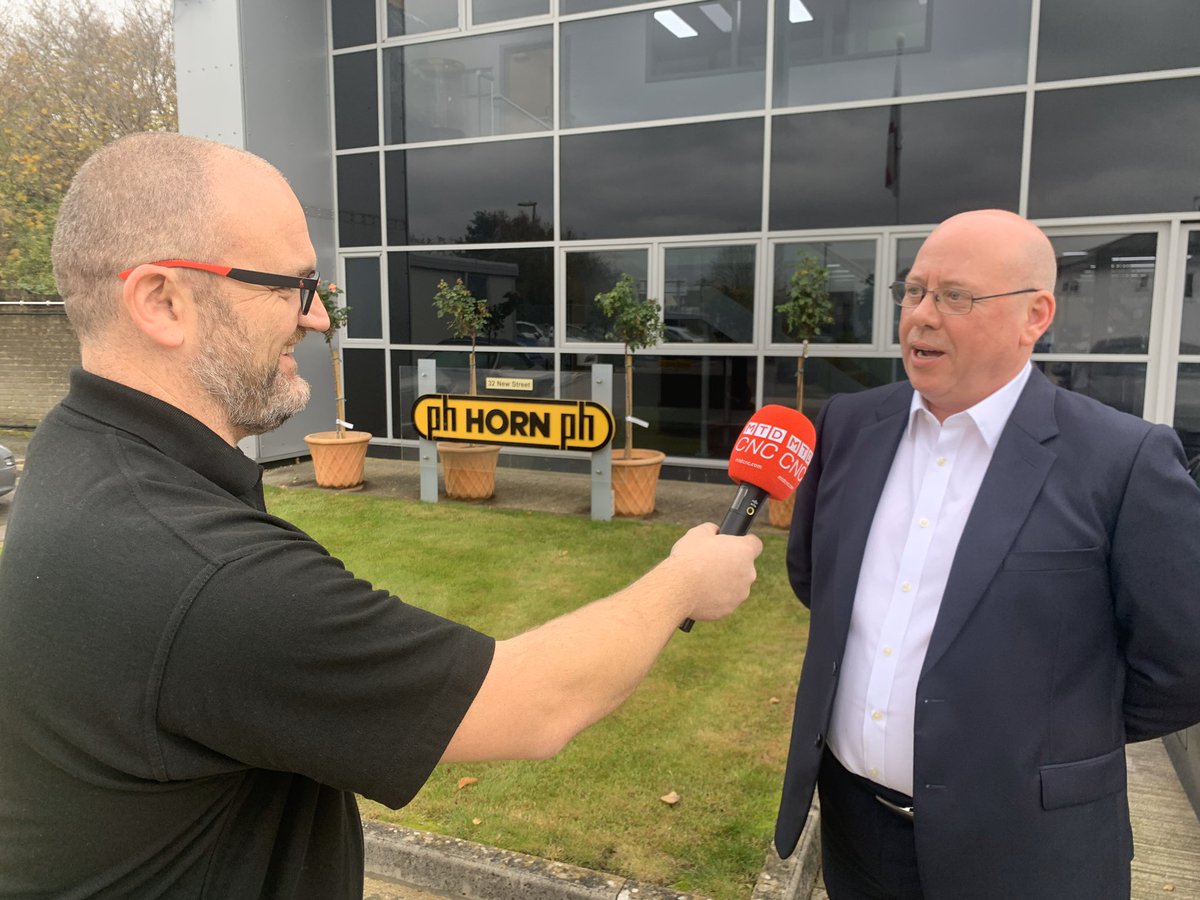 mtdcnc's tweet photo. MTDCNC media team are visiting Horn Uk, to create some more content relating to #ukmfg https://t.co/dvYqMK3hgX
