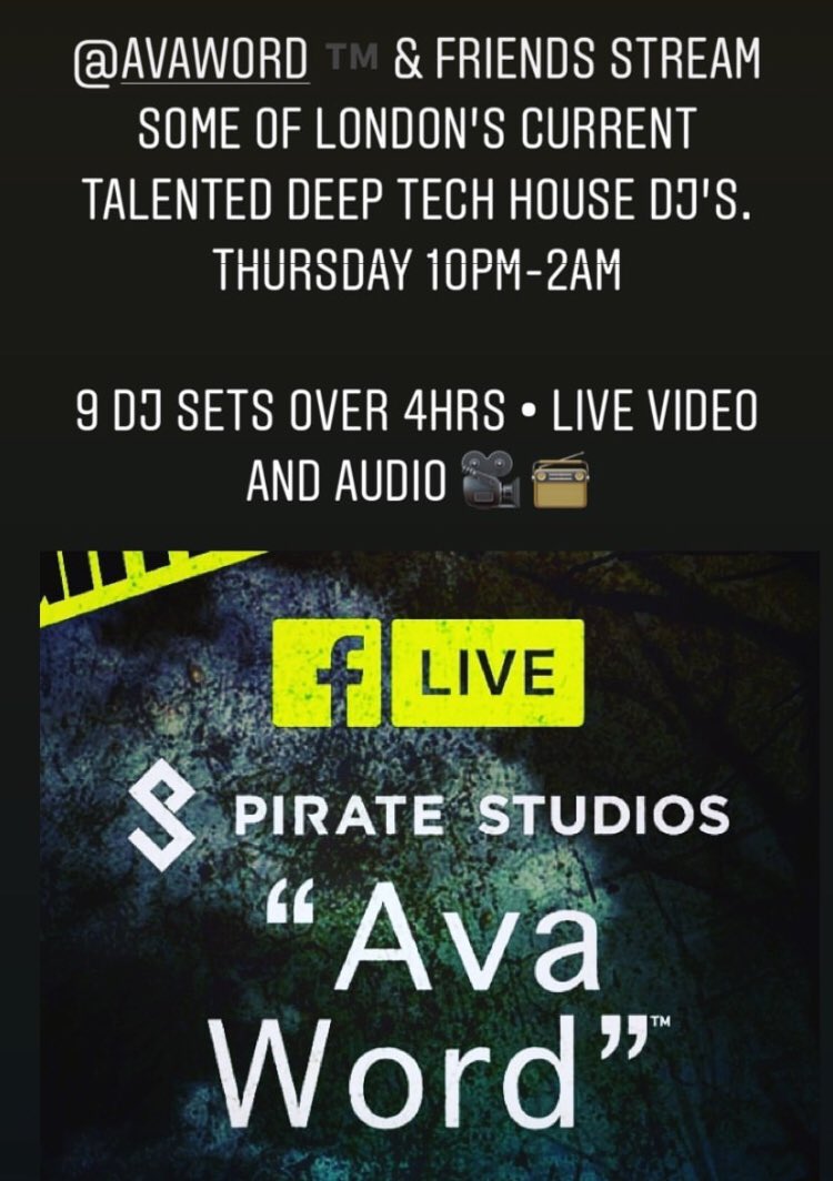 towip2019's tweet image. TONIGHT I have the pleasure of playing along side some of the hottest djs on the scene today don’t forget to lock in from 10pm onwards @piratestudios 👈🏾 this is going to be special @avaword DONT MISS OUT THIS THURSDAY I GO LIVE FROM 10PM @avaword @realperchmc @piratestudios
