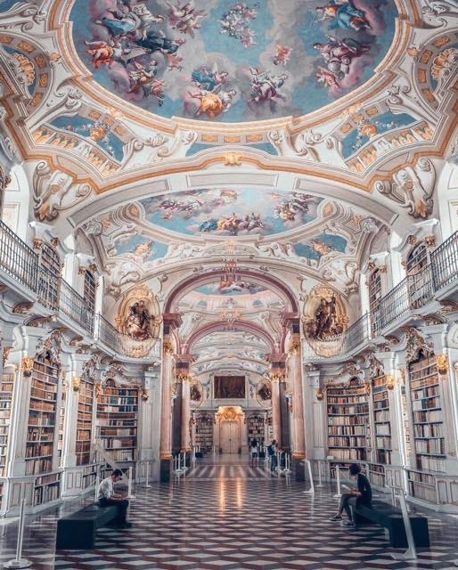 syiphee's tweet photo. Admont Abbey Library in Austria https://t.co/rZNeWjguvp