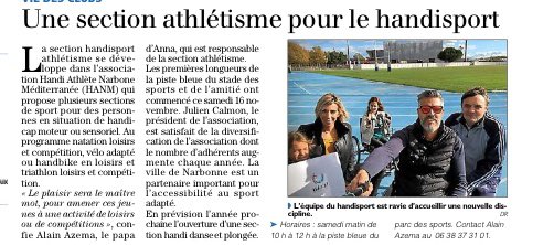 Oranomalvesi's tweet photo. #SEEPH2019 #SEEPH 
Parce que le 
#handicap ce n’est pas qu’une semaine mais c’est toute l’année !
Merci à @Narbonne_lindep de mettre en lumière ce jour l’énergie déployée par le #hanm chaque jour pour conjuguer sport et handicap  #sensibilisation #narbonne #partenariat 👏👏👨🏻‍🦽🚴🏼‍♂️ https://t.co/Bz6B5bLWxp