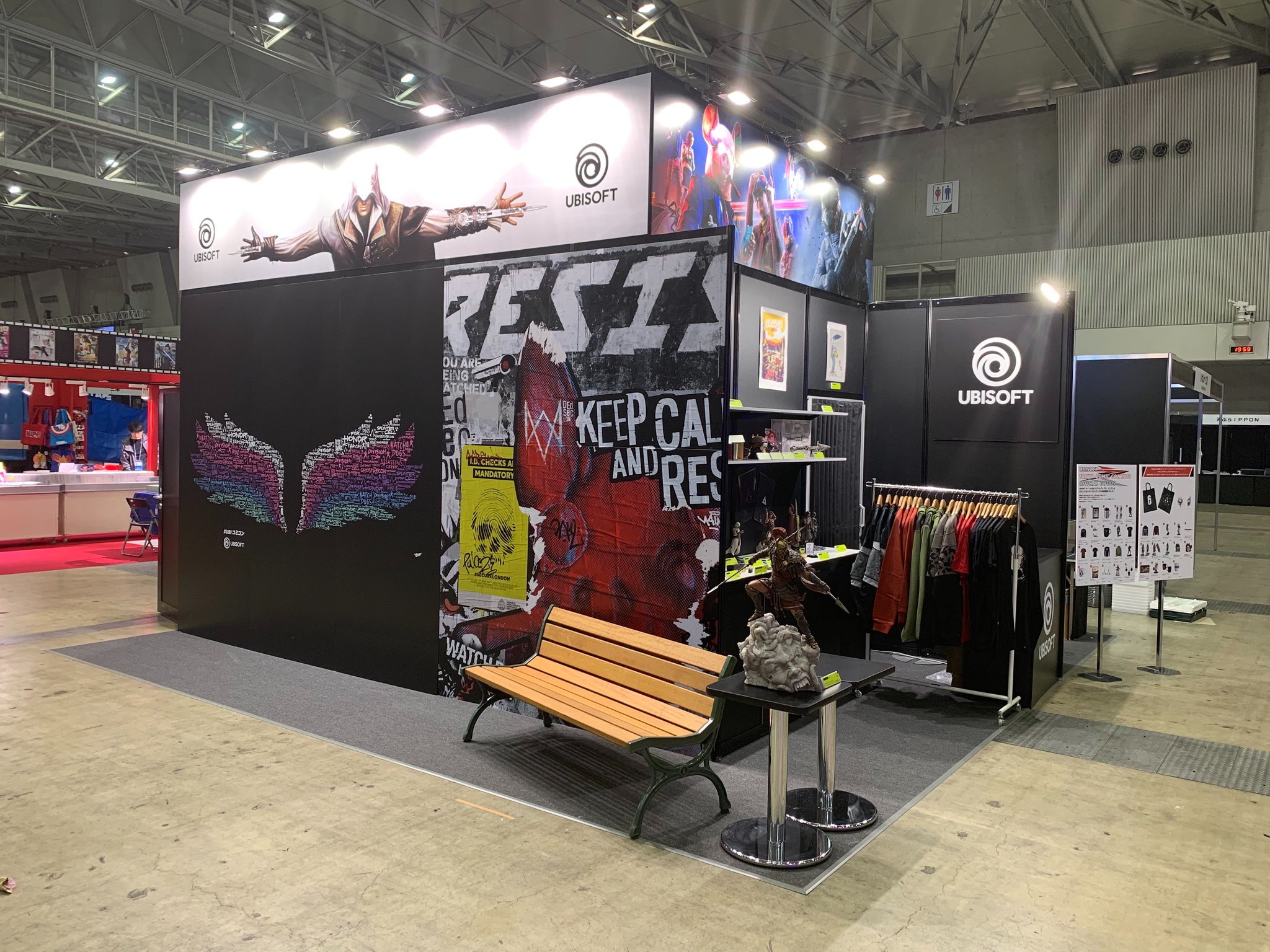 UBISOFT_JAPAN on Twitter "ついに明日12時より開催の東京コミコンではユービーアイソフトのブースも出展！物販やフォト