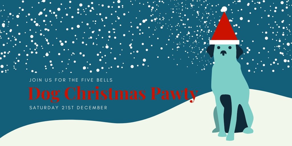 Join us for our Dog Christmas Party - 21/12 starting at noon. Tickets are £15. For more info please visit bit.ly/37qePnk #dogparty #christmas #doglovers
