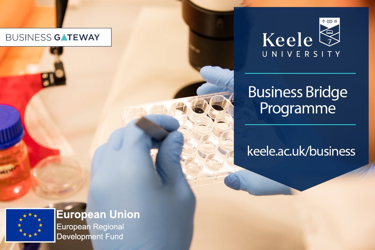 KeeleBusiness's tweet photo. Could your business benefit from expert support & financial assistance to develop the healthcare & medical technology products & services of the future?
@KeeleUniversity's #BusinessBridge programme may be able to help. Find out more: https://t.co/LhLFbcVXY4
#KeeleHealthNet https://t.co/kWtsbBjKNS