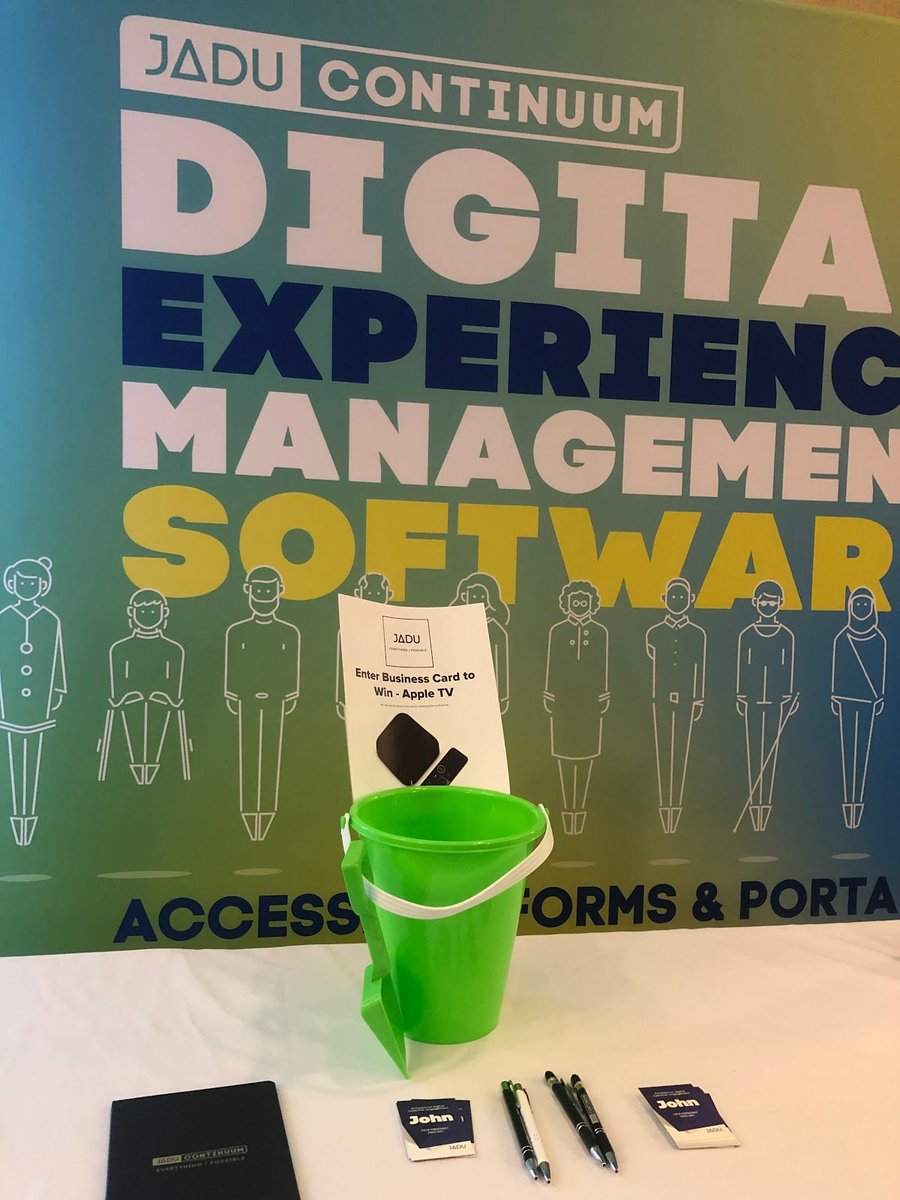 jadu's tweet photo. Looking to replace your portal solution? Come talk to JADU at @sedugconf to learn more about delivering an engaging user experience for your Staff and Students!

Don’t forget to leave your business card for a chance to win an AppleTV!

#SEDUG #HigherEd #DigitalTransformation #wcm https://t.co/ffsI9XXjYB
