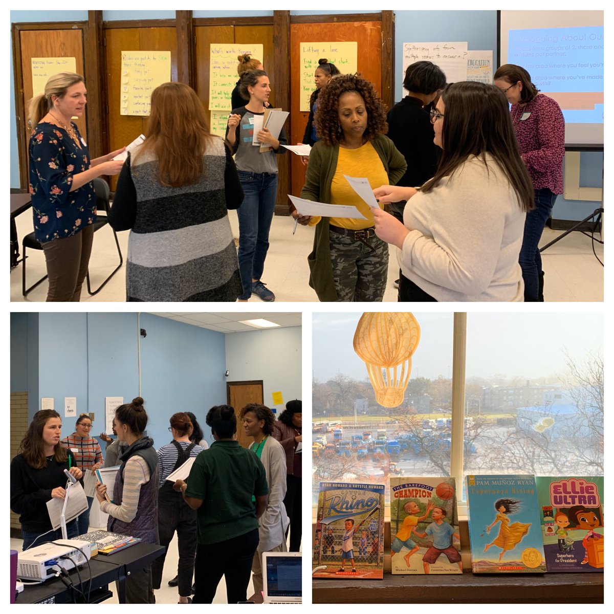 Inspired by the commitment to professional learning, self-reflection, and instructional action taken by this dedicated group of intermediate educators in bringing independent reading to their classrooms! #TheBestAreWithCPS