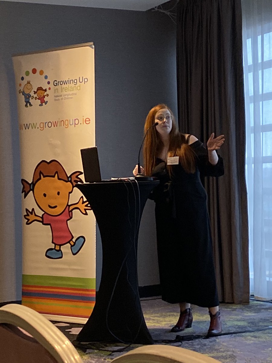 MarycannonMary's tweet photo. Niamh Dhondt medical student RCSI presenting on bullying and risk of psychotic experiences at the Growing Up in Irekand conference @GrowingUpIre @RCSI_Irl @ihearstudy https://t.co/FuvyKnKegx