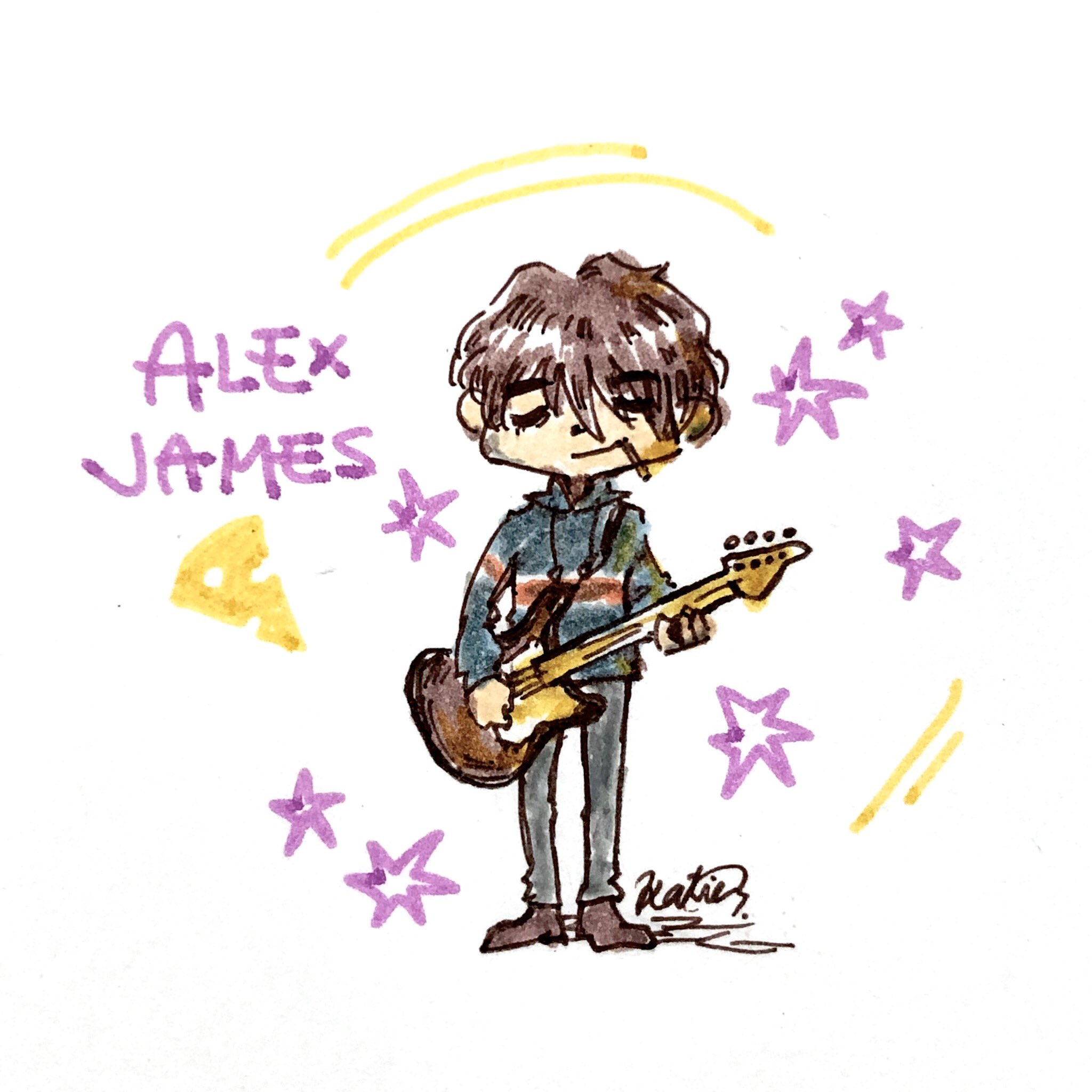 Happy birthday Alex James!!                 