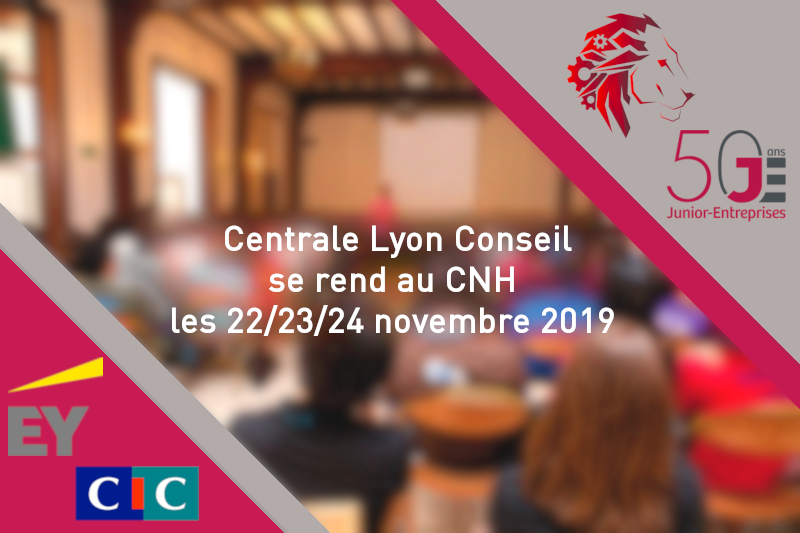 Nous ne pouvions manquer cette opportunité de revoir l'ensemble des juniors entrepreneurs et des partenaires lors de ce #CNH19 organisé par la <a href="/cnje/">Junior-Entreprises</a> 😍
Hâte de tous vous y retrouver !
#WeAreJE